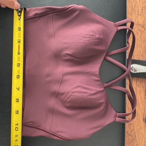 NWOT Lululemon Like A Cloud  Longline bra - cassis - Picture 7 of 8